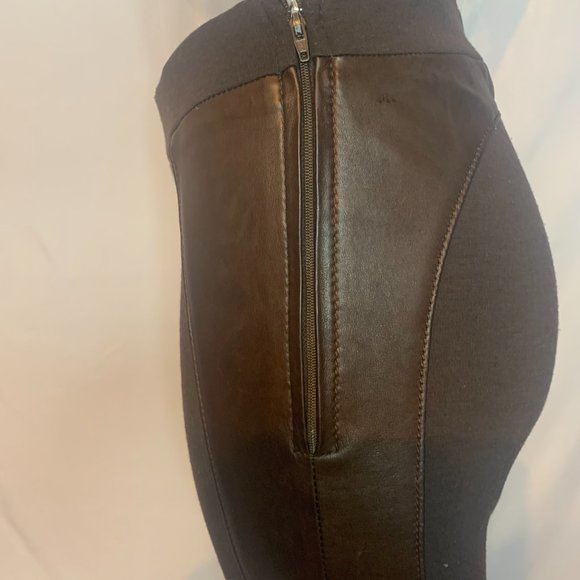 Brown Danier leather tights - Picture 7 of 8
